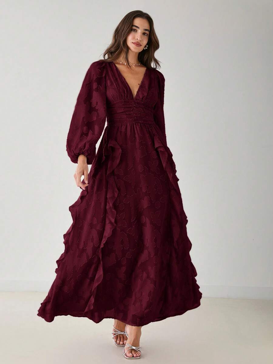 Karen Ruffled Dress