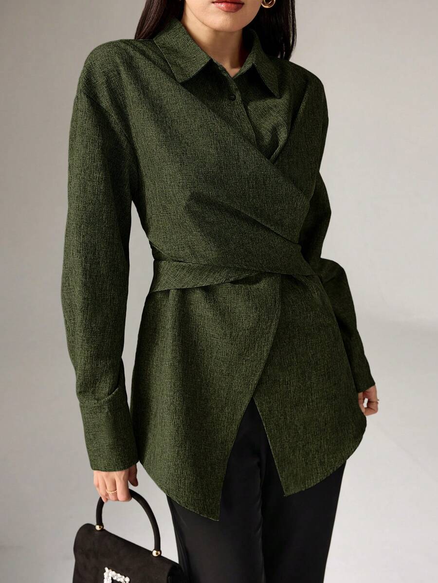 Yara Button-Back Office Shirt