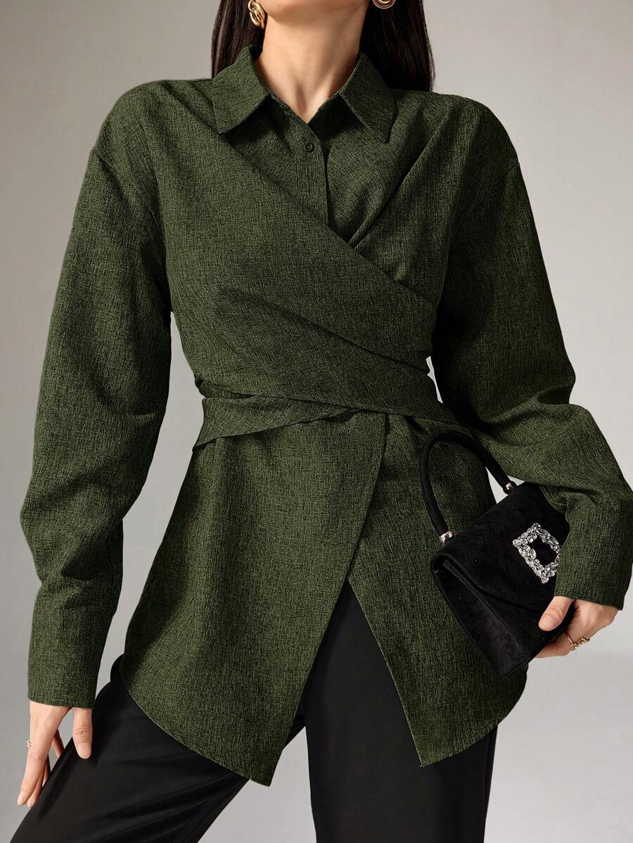 Yara Button-Back Office Shirt