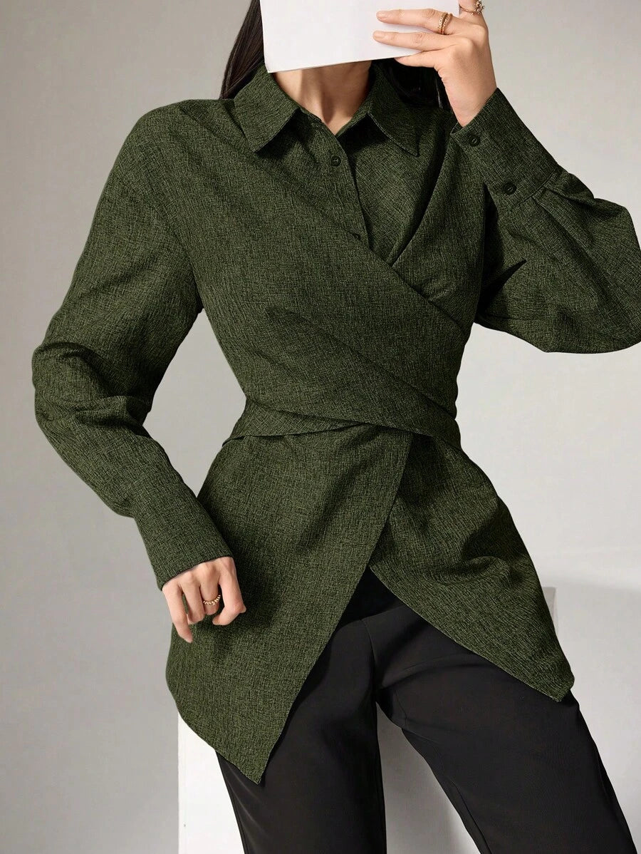 Yara Button-Back Office Shirt