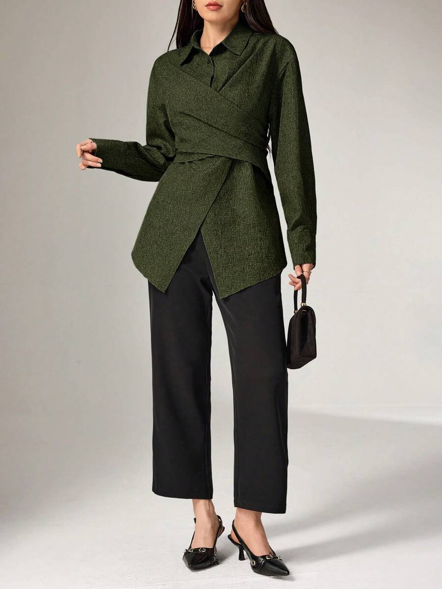 Yara Button-Back Office Shirt