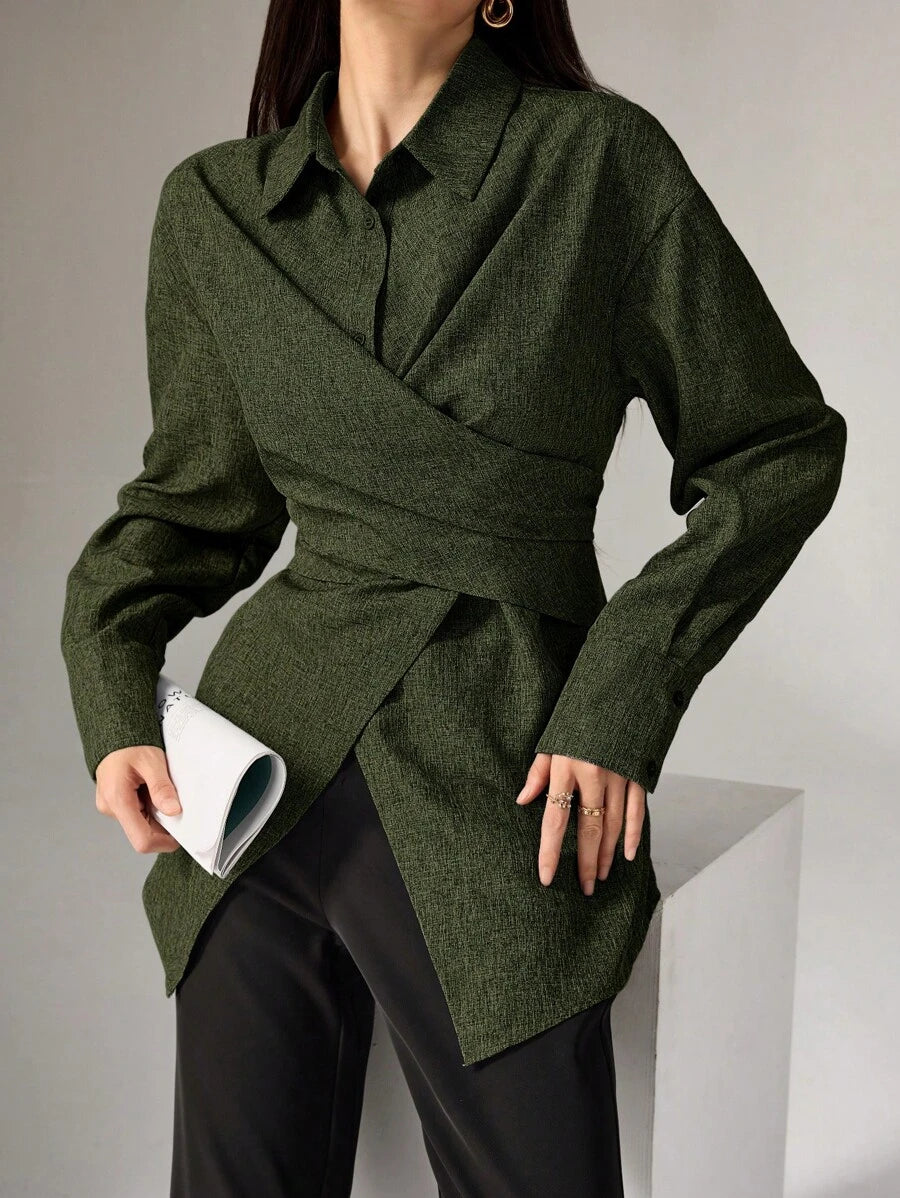 Yara Button-Back Office Shirt