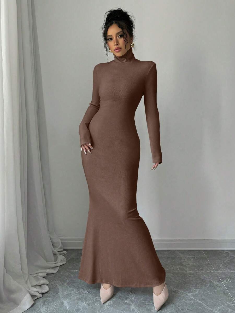 Malika High Neck Dress Set