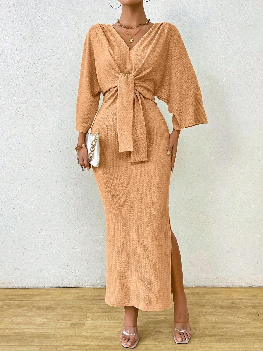 Jumanah Front-Tie Dress