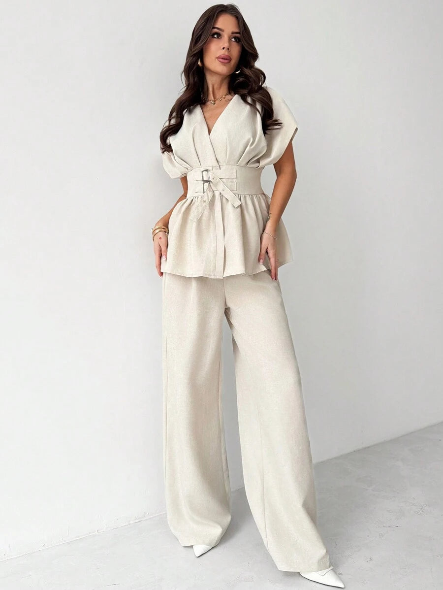 Calia Belted Pant Set