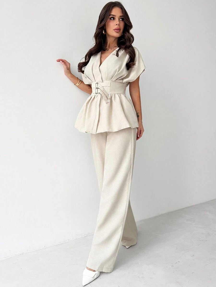 Calia Belted Pant Set