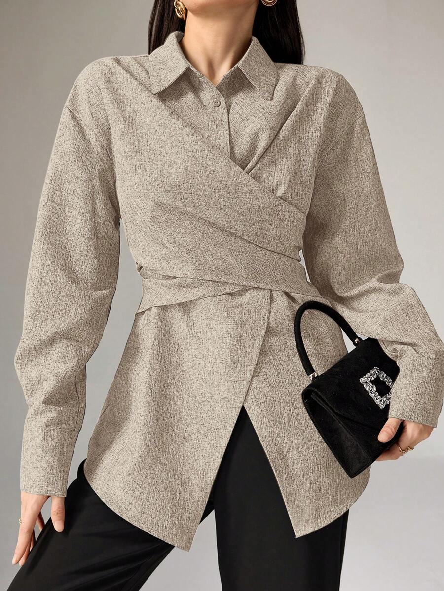 Yara Button-Back Office Shirt