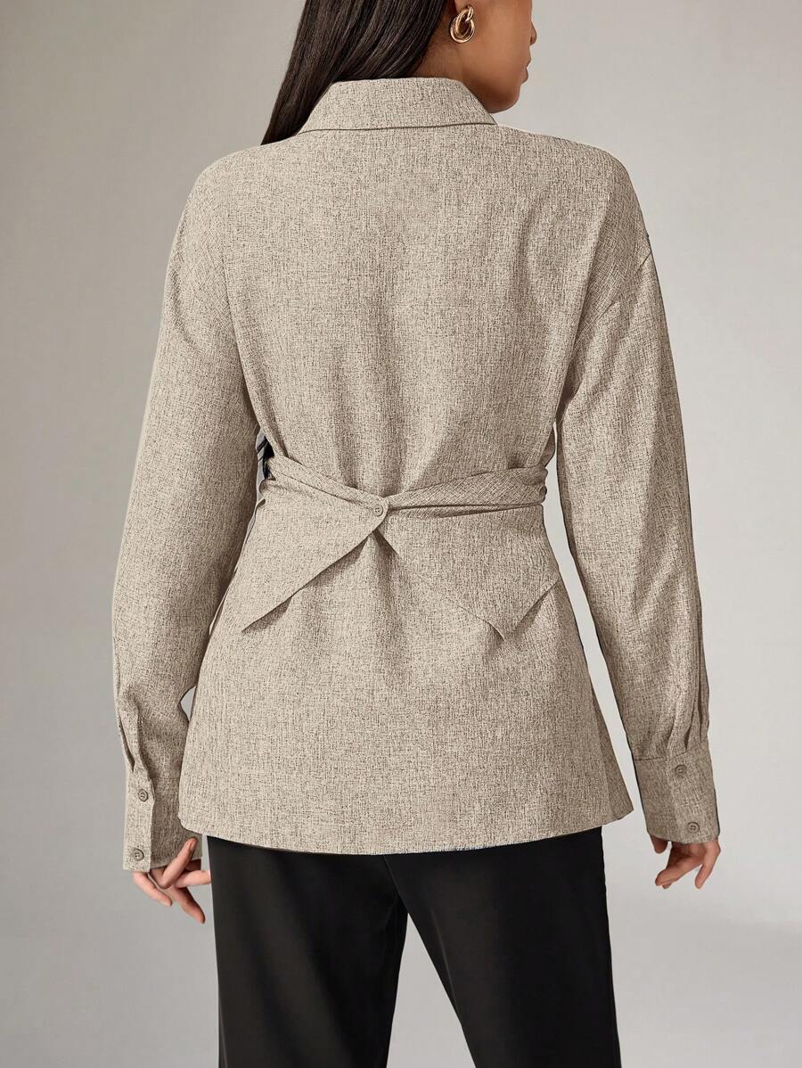 Yara Button-Back Office Shirt