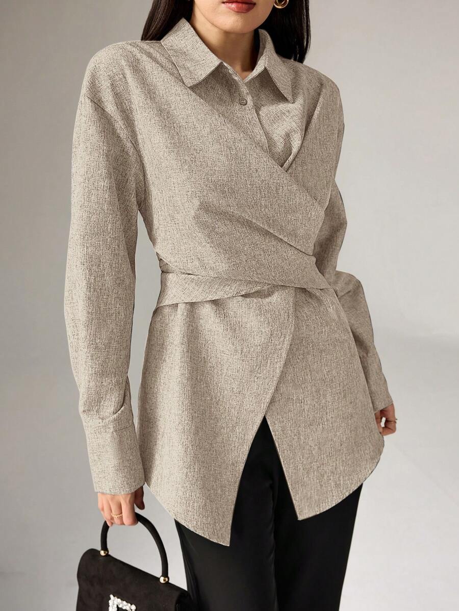 Yara Button-Back Office Shirt