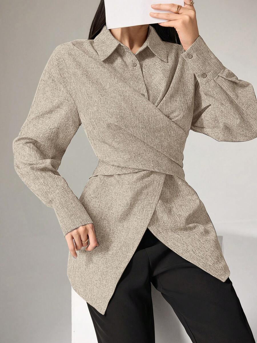 Yara Button-Back Office Shirt