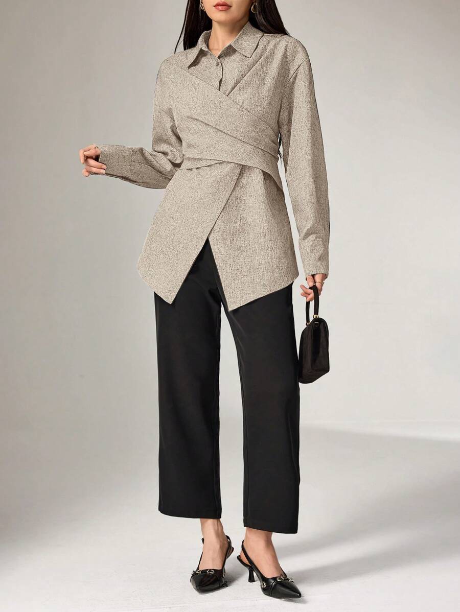 Yara Button-Back Office Shirt