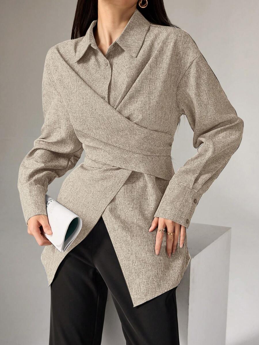 Yara Button-Back Office Shirt