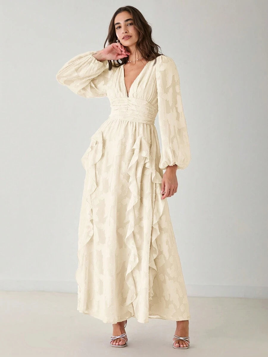 Karen Ruffled Dress