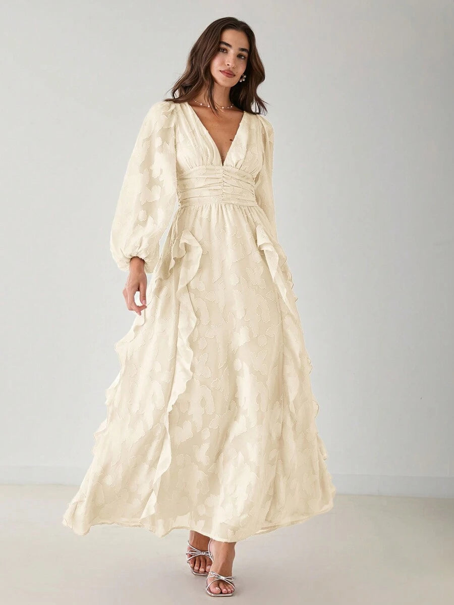Karen Ruffled Dress