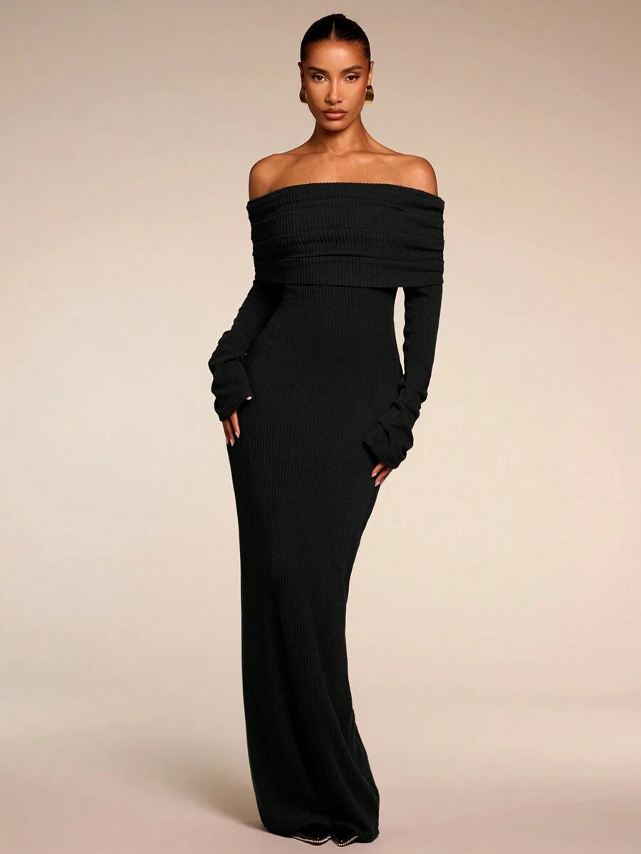 Anisa Off-Shoulder Dress