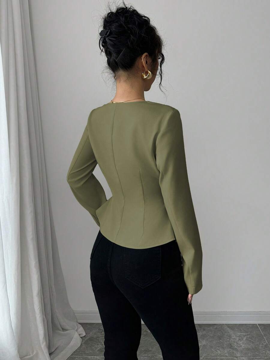 Zoidal Collar Button Down