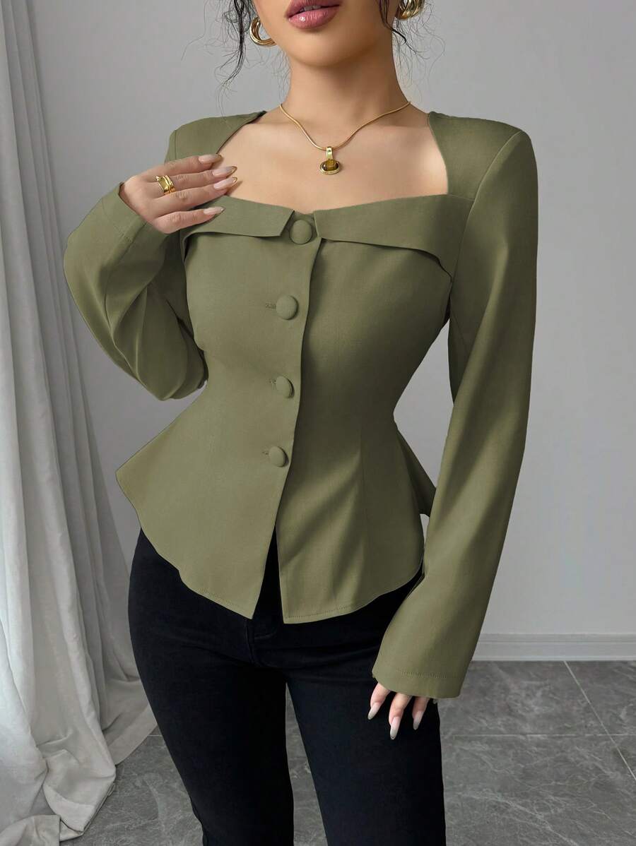 Zoidal Collar Button Down