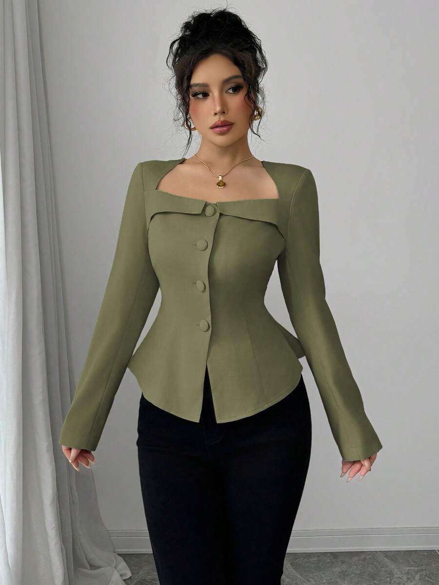 Zoidal Collar Button Down