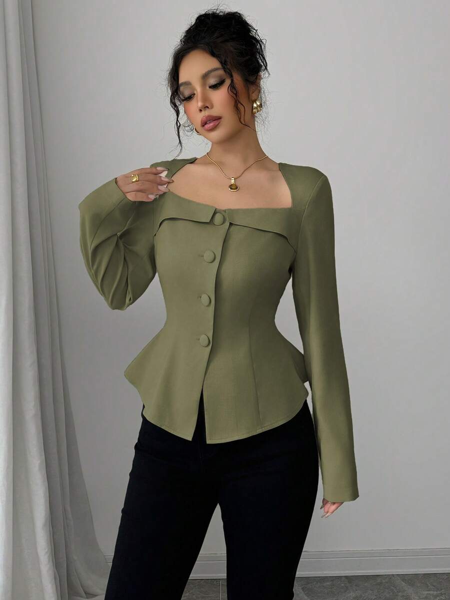 Zoidal Collar Button Down