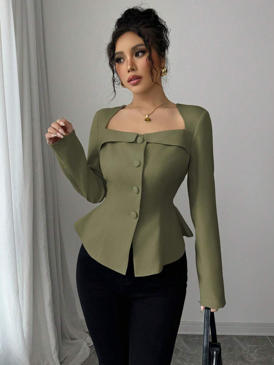 Zoidal Collar Button Down