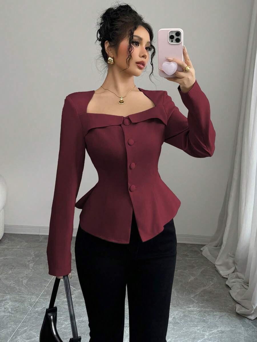Zoidal Collar Button Down
