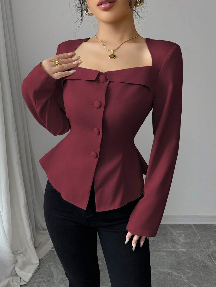 Zoidal Collar Button Down