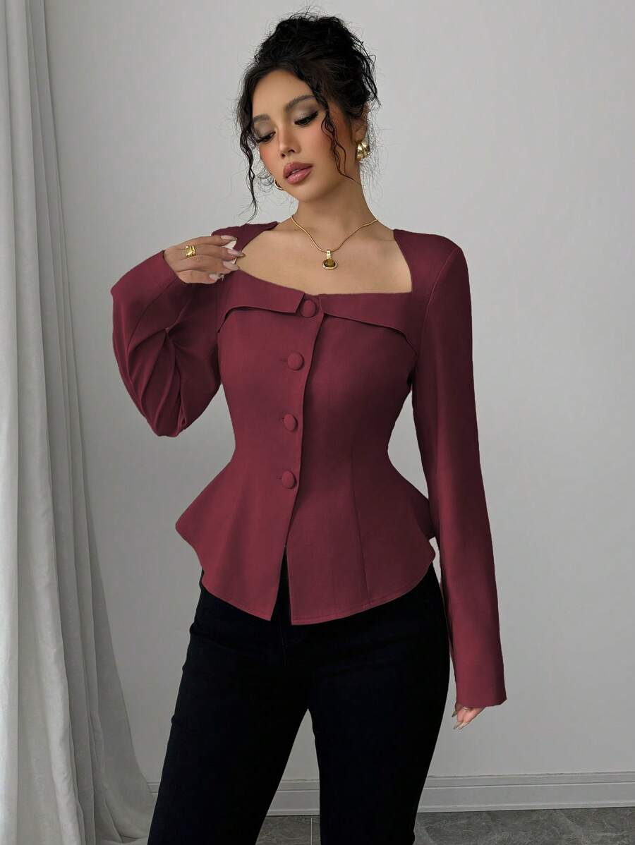Zoidal Collar Button Down