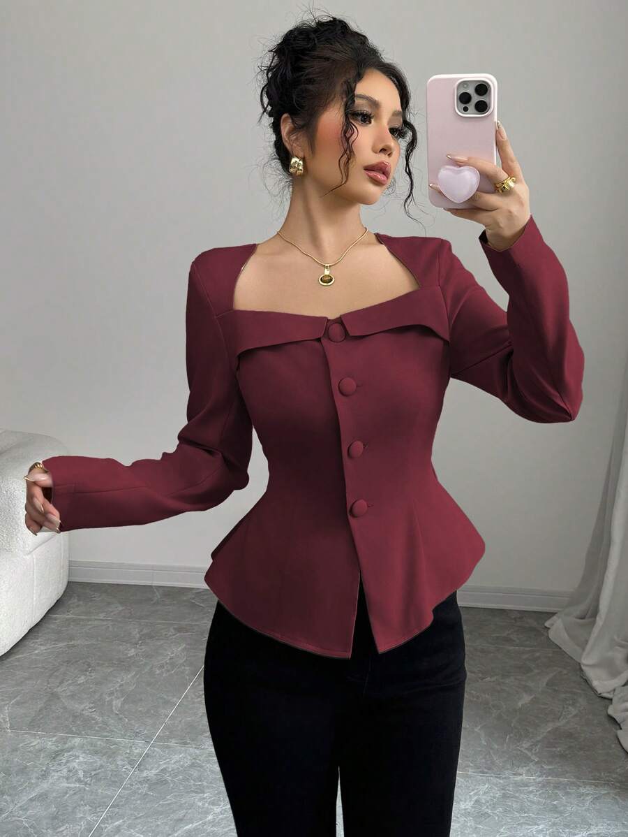 Zoidal Collar Button Down