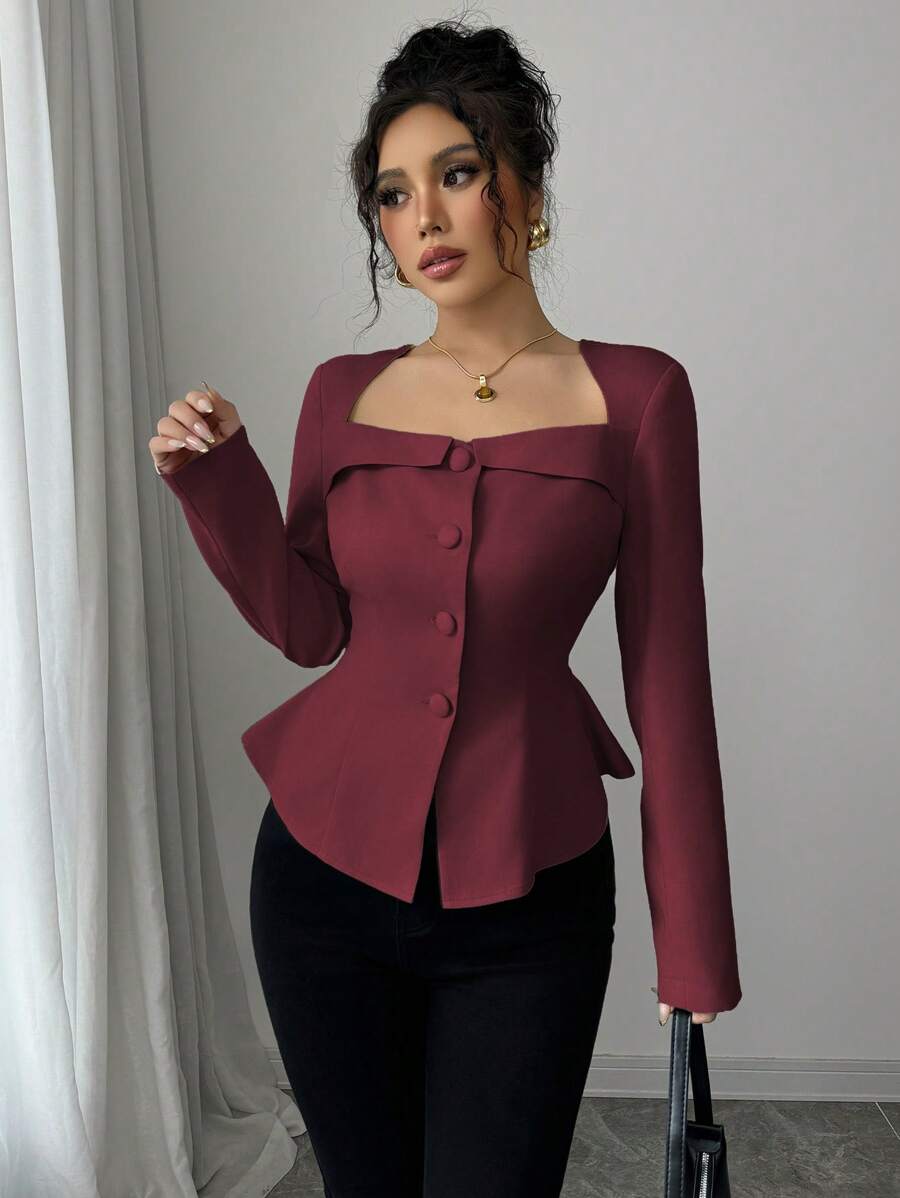 Zoidal Collar Button Down