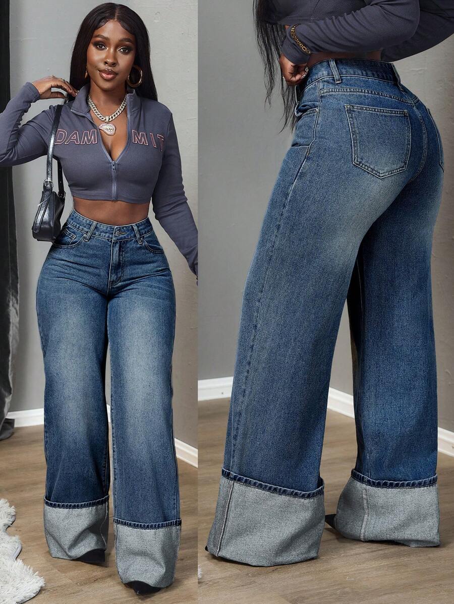 Faye Straight-Leg Jeans