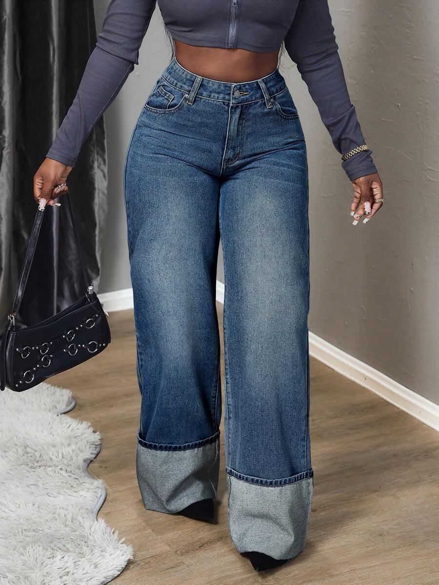 Faye Straight-Leg Jeans