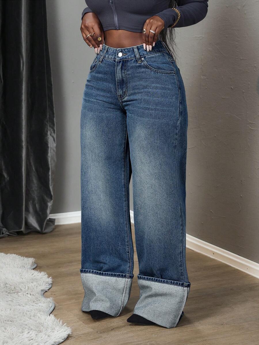 Faye Straight-Leg Jeans