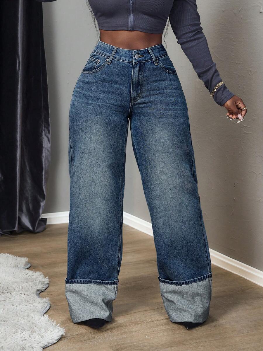 Faye Straight-Leg Jeans