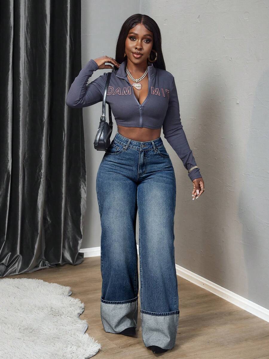 Faye Straight-Leg Jeans