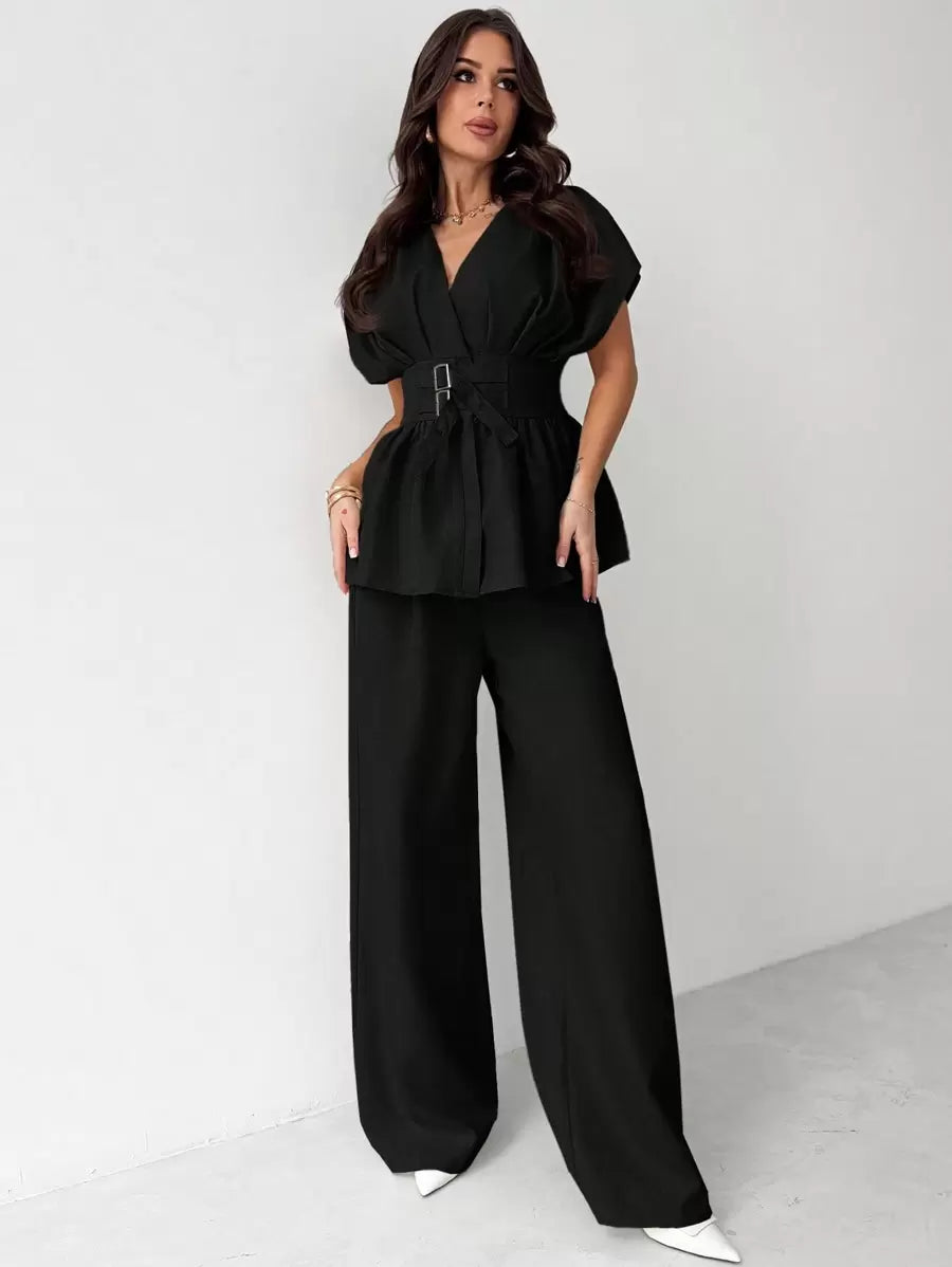 Calia Belted Pant Set