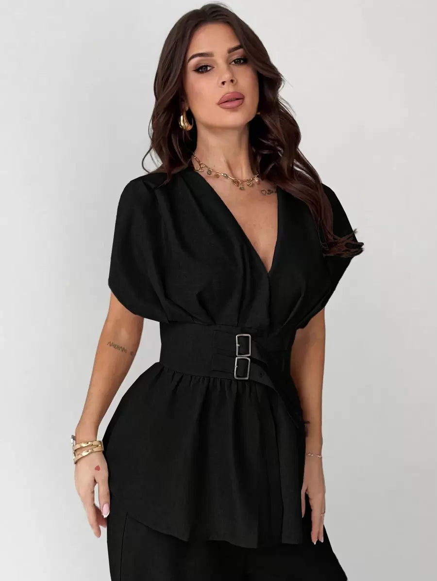 Calia Belted Pant Set