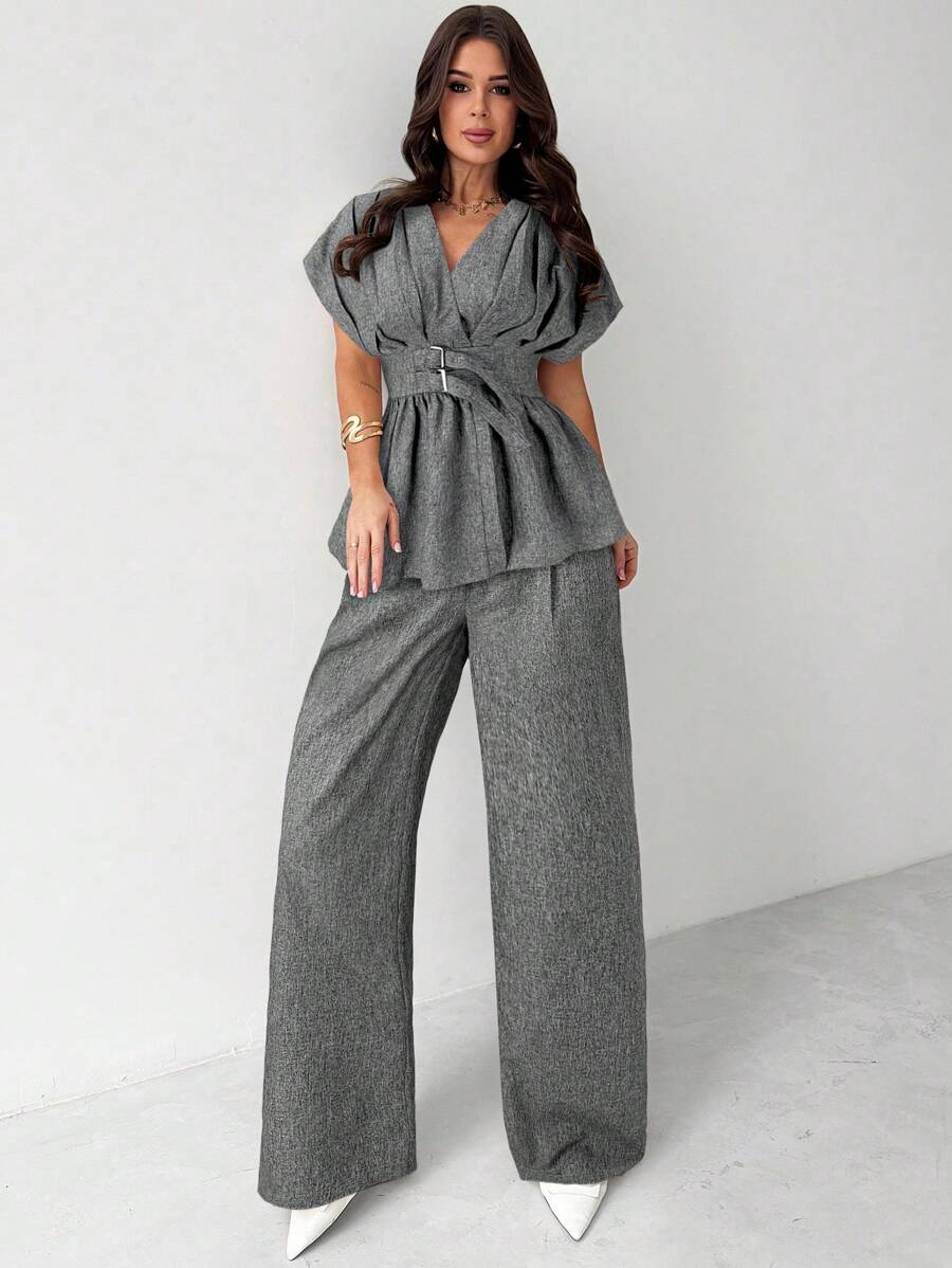 Calia Belted Pant Set