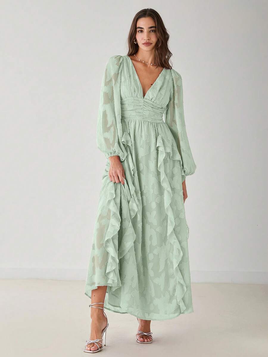 Karen Ruffled Dress