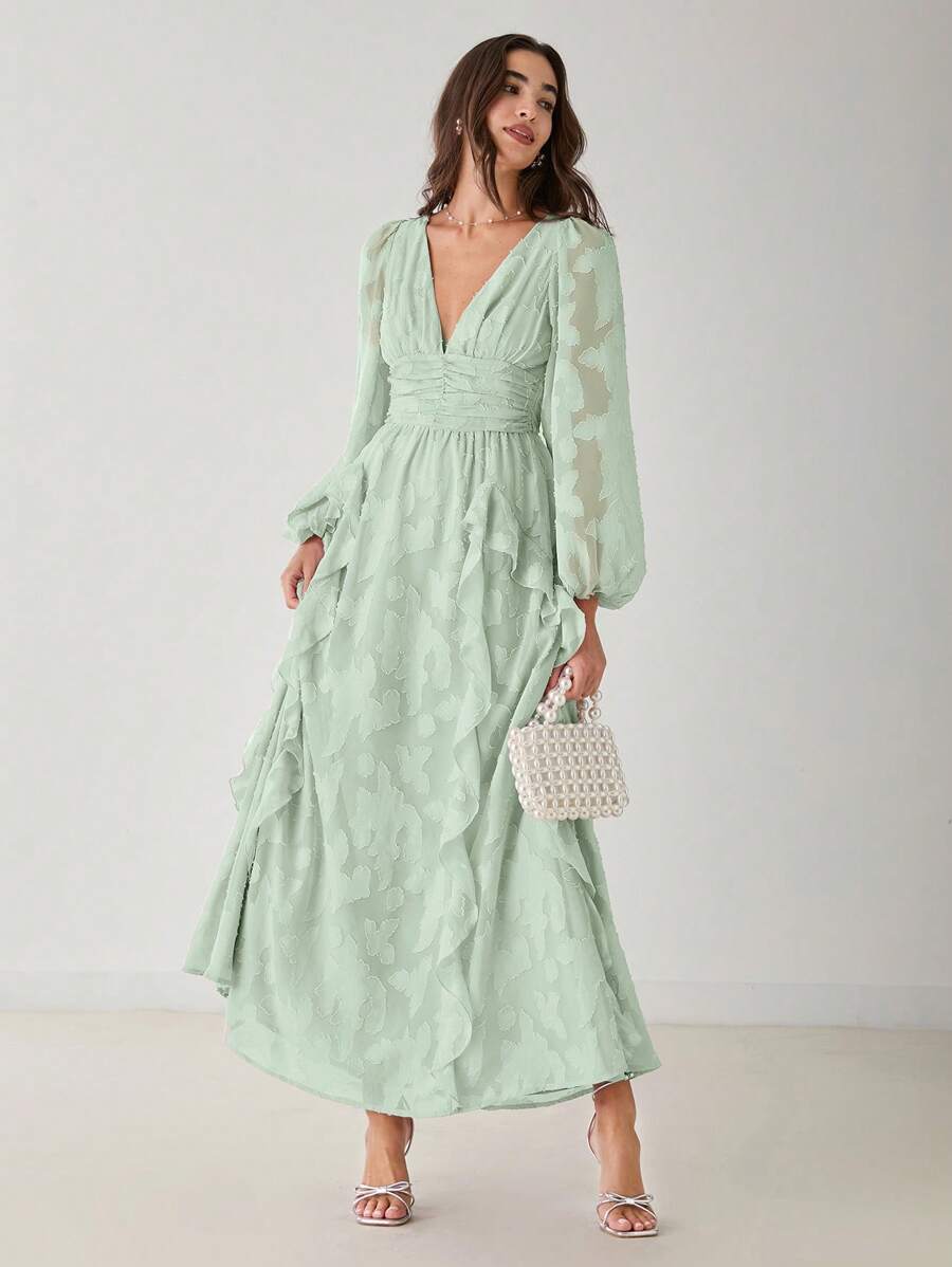 Karen Ruffled Dress