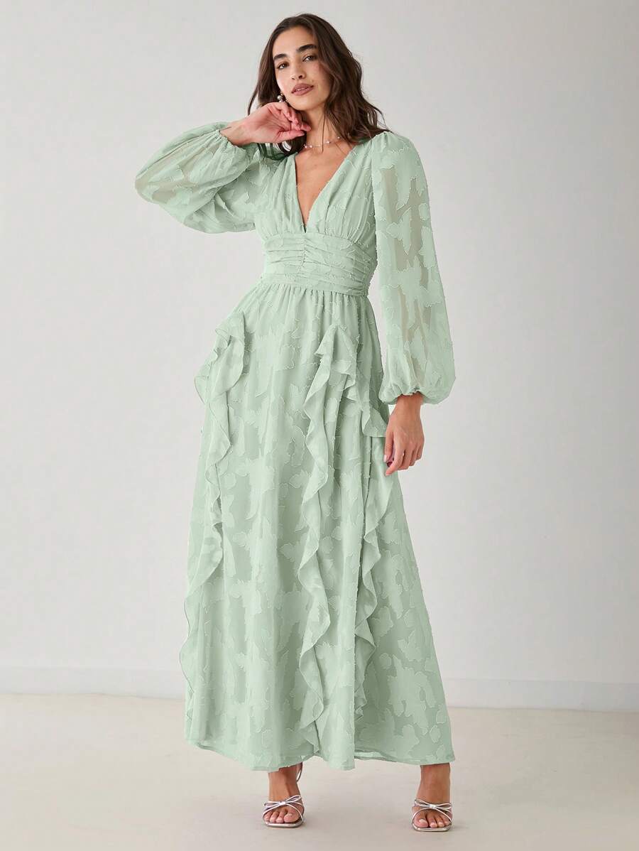 Karen Ruffled Dress