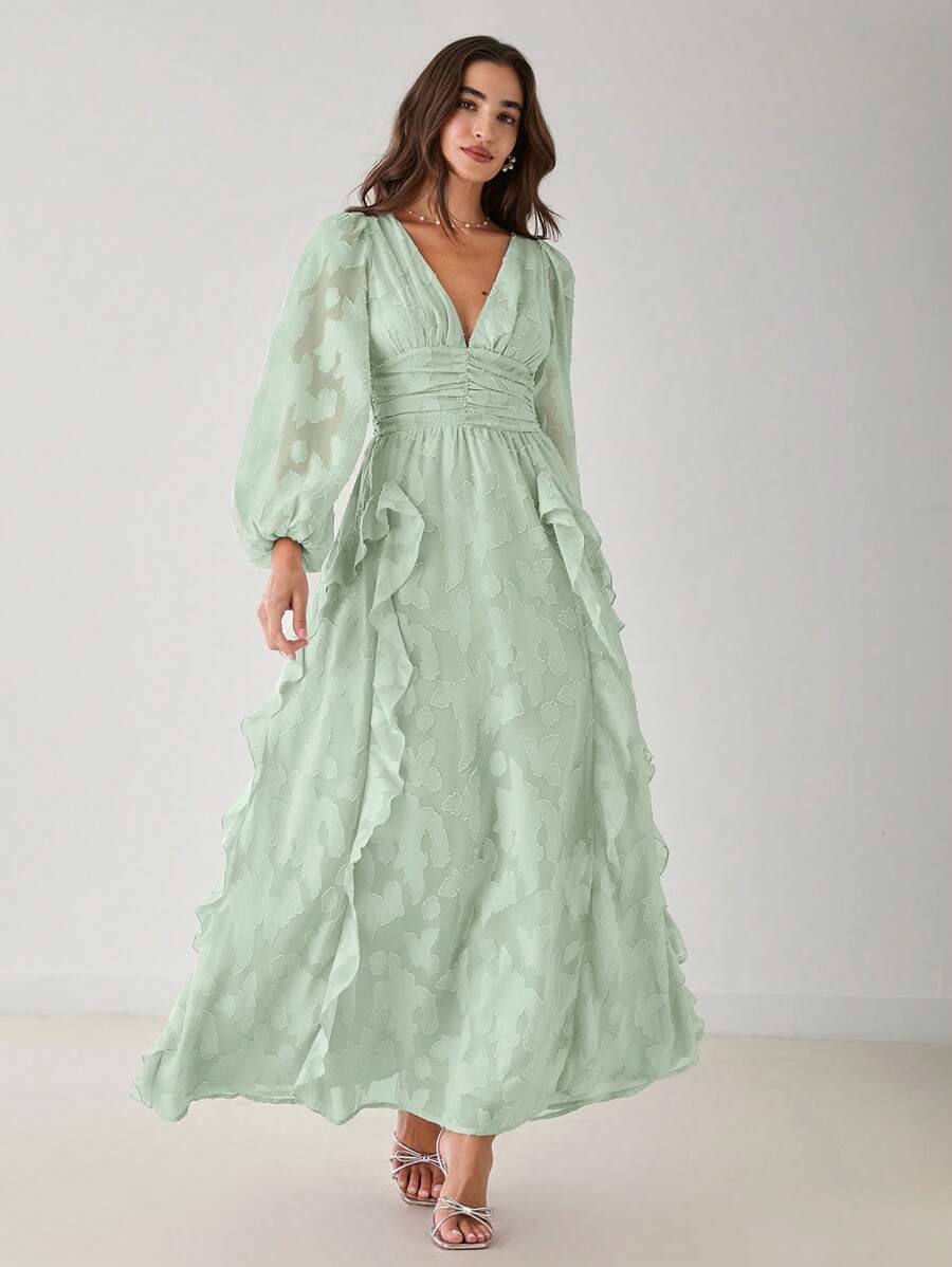 Karen Ruffled Dress