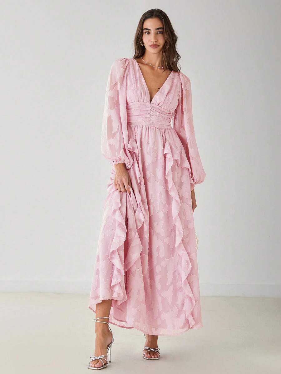 Karen Ruffled Dress