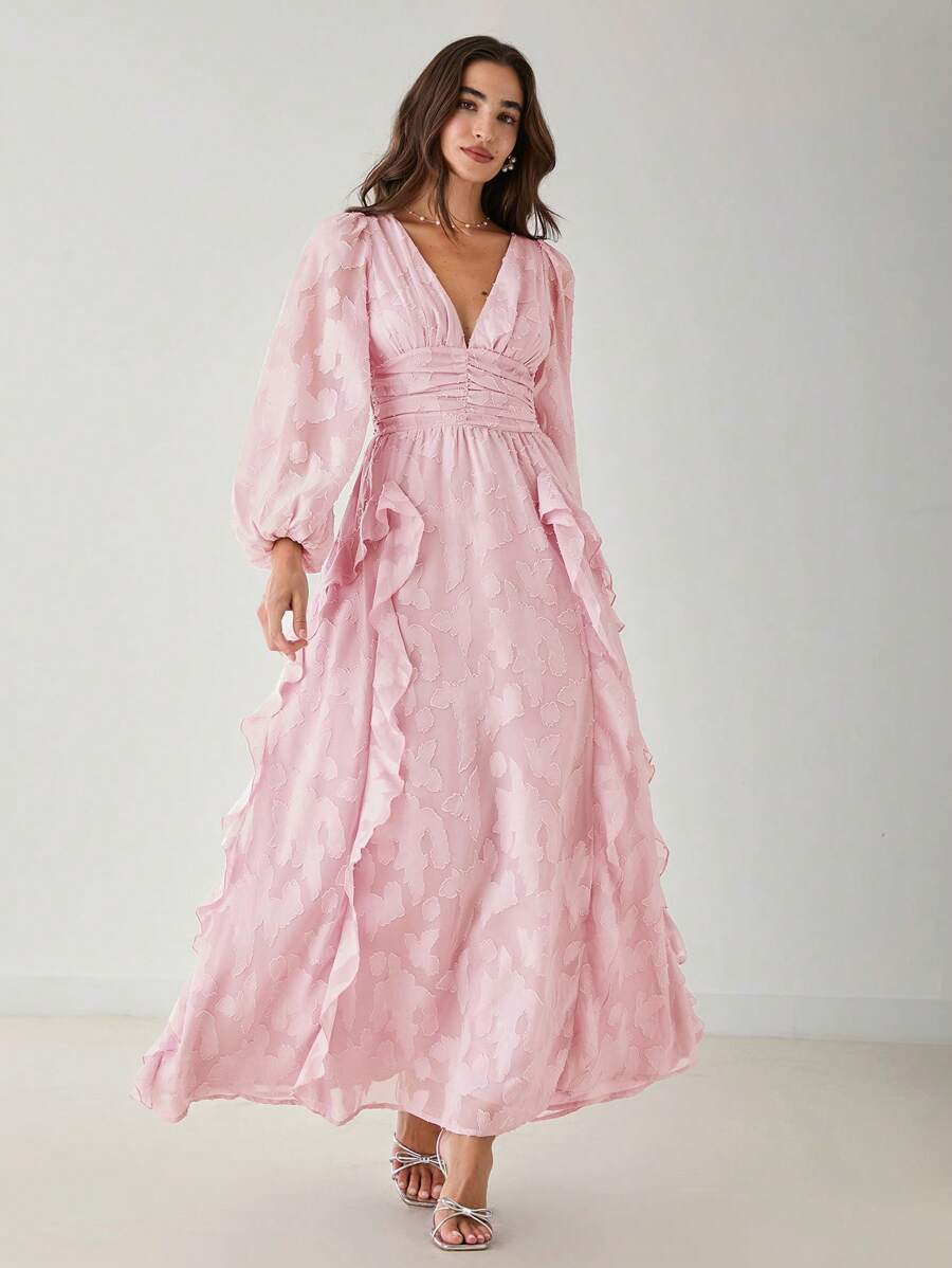 Karen Ruffled Dress