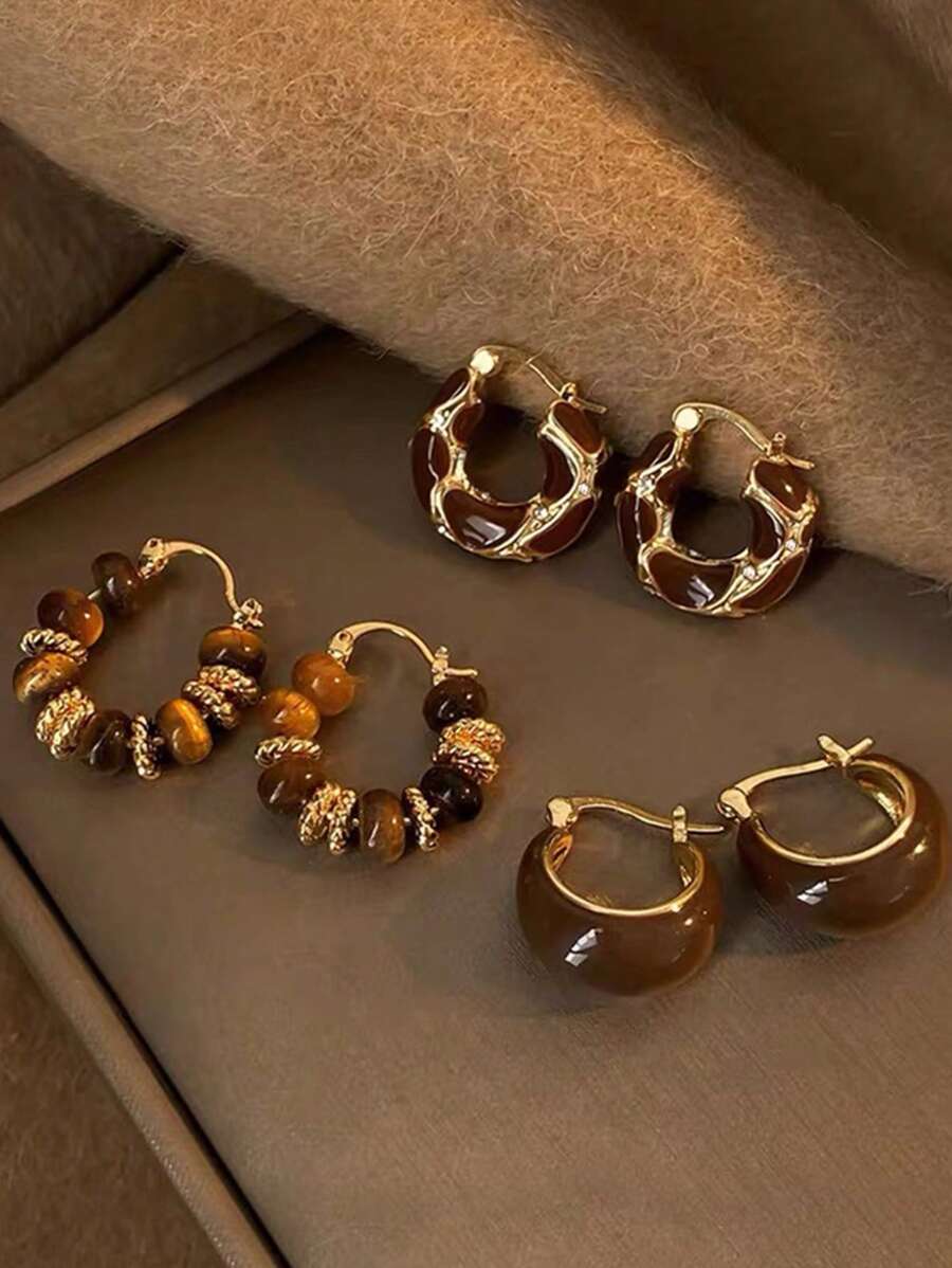 Coraline Stud/Hoop Earring Set