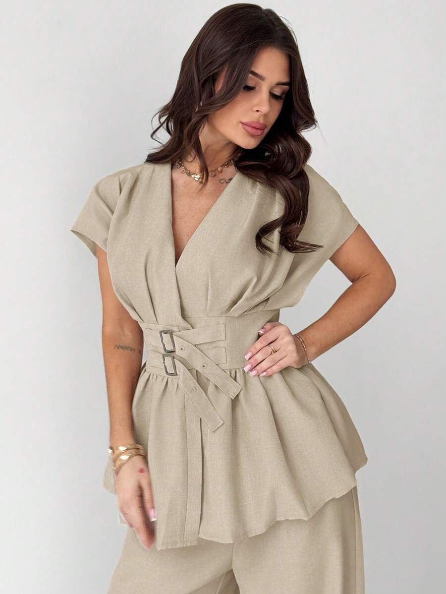 Calia Belted Pant Set