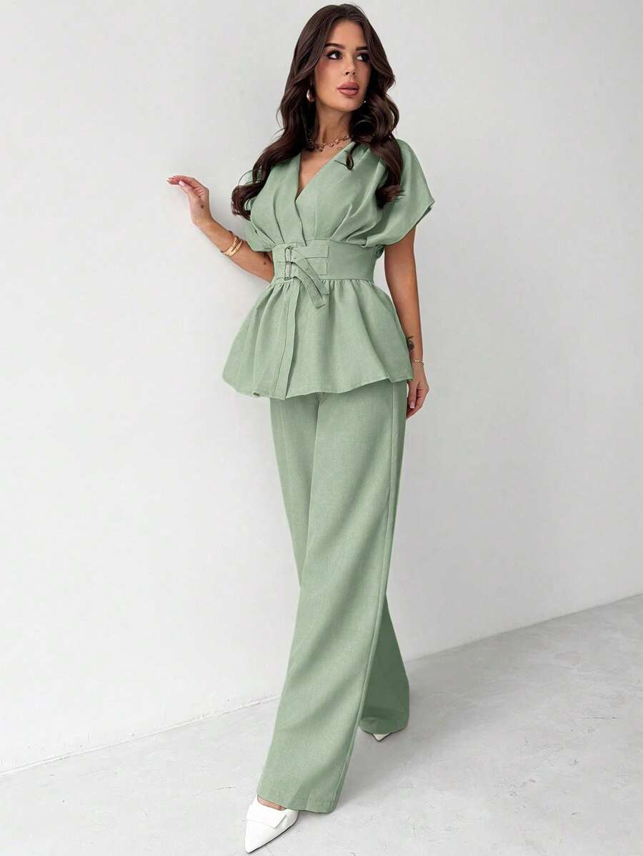 Calia Belted Pant Set