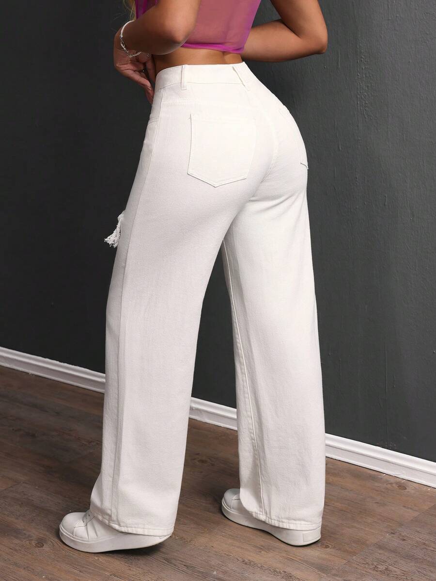 Lori Thigh Ripped Jeans