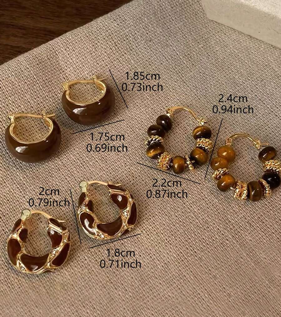 Coraline Stud/Hoop Earring Set