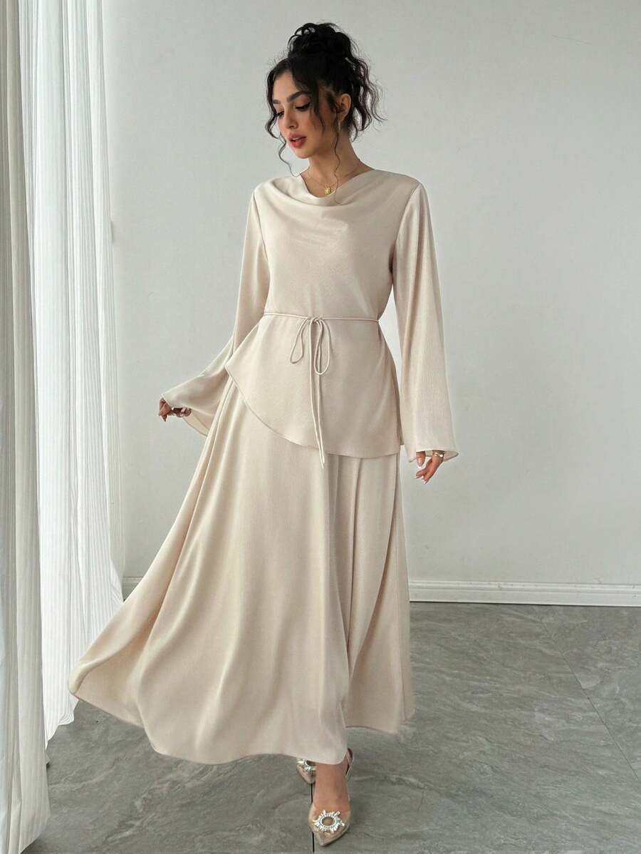 Alina Waist Fitted Skirt Set
