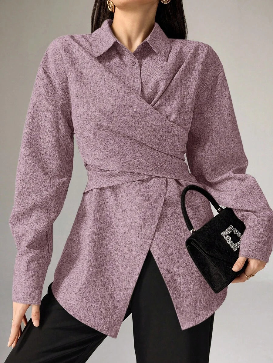 Yara Button-Back Office Shirt